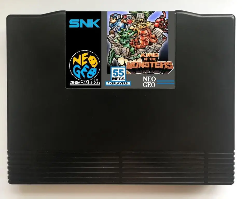 

NEOGEO AES King of the Monsters Game Cartridge and ShockBox for SNK NEO GEO AES Console