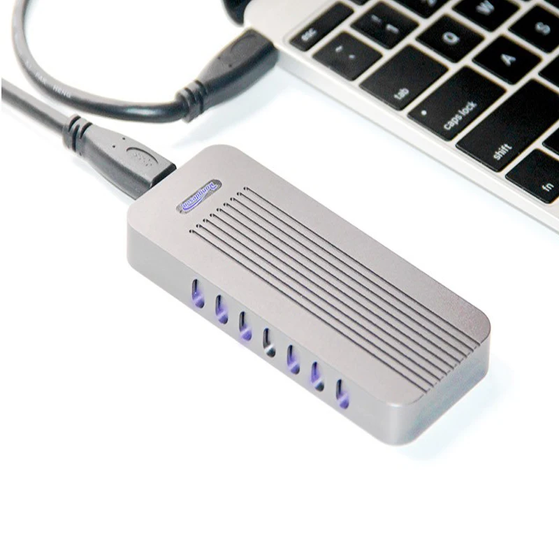  M clave NVME PCI Express M.2 SSD HDD carcasa USB3.1 a PCI-E 30 4x NGFF 2280 caja de móvil para Sams