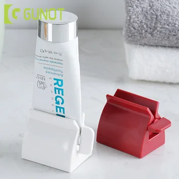 

GUNOT Toothpaste Tube Squeezer Rolling Squeezer Toothpaste Easy Portable Dispenser Tooth Paste Holder Bathroom Accessories Sets