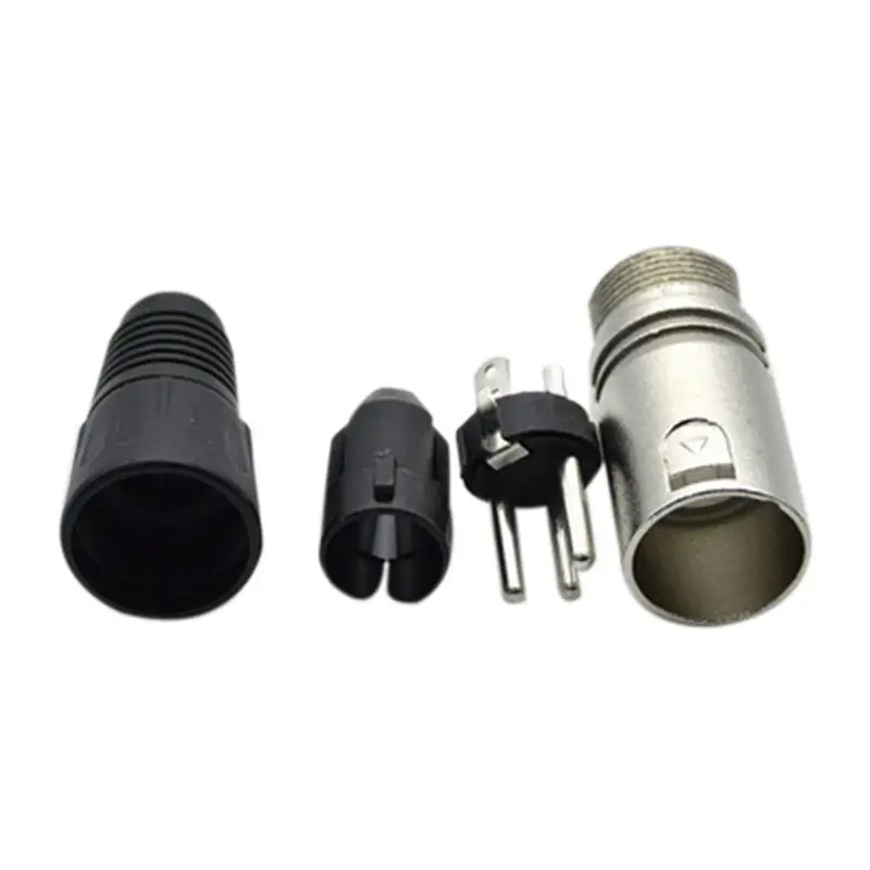 AAAE Top-Male/Female XLR Jack 3 Pin микрофон аудио разъем(5 пар