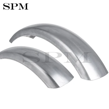 

5.1" Motorcycle Cafe Racer Rear Wheel Fender Protector Mudguard Short/Long Mudflap For Harley