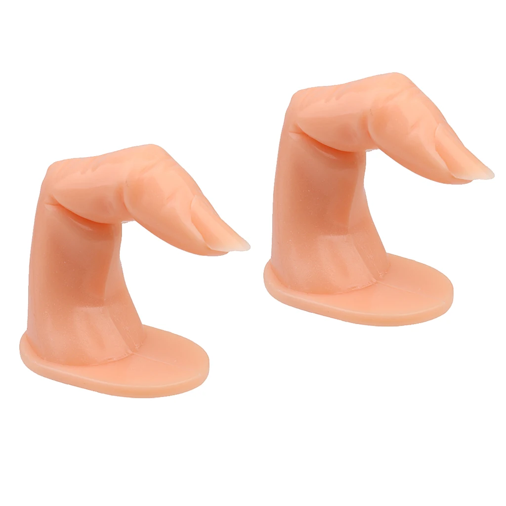 2 шт. модель для обучения ногтевым мотивам украшения ногтей накладными пальцами