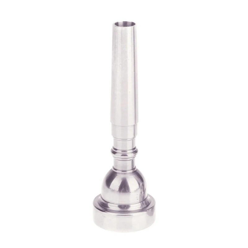 

High-quality Copper Alloy Gold-plating 3C Trumpet Mouthpiece Durable Stylish Silver