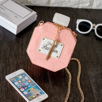 

2020 new women bag clutch chain bags perfume bottle women messenger bags purse evening bag high quality pouch