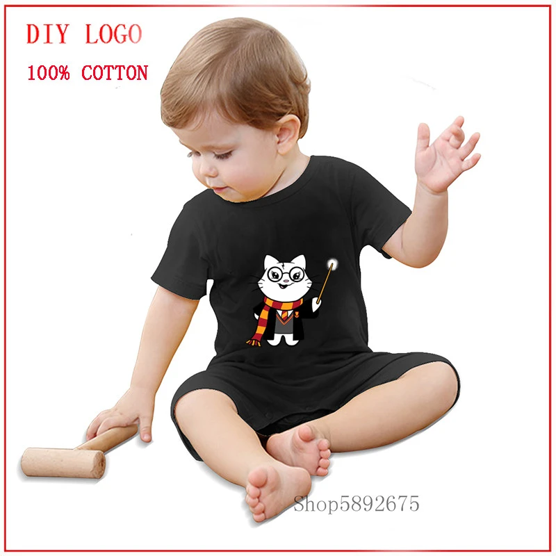 Harry Love Potter Wizardkitty Griffin Maison Barboteuse Bebe Garcon Vetements Bebe Fille Corde A Linge De Bebe Mignon Vetements Pour Tout Petit Filles Aliexpress