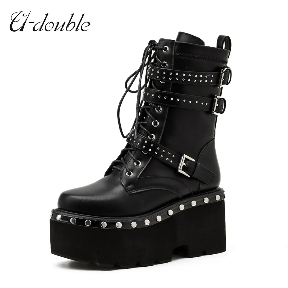 Women Boots Hight Ankle Boots Big 