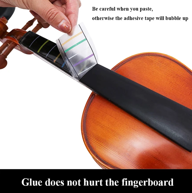 20pcs Violin Pitch Position Sticker Noglue Finger Sticker Transparent Fingering Sticker Practice Trainer Scale - Violin & Accessories - AliExpress