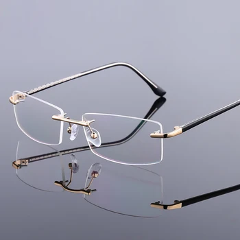 

Rimless Alloy Eyeglasses Frames Women Men Flexible Optical Eyeglasses Frame Prescription Spectacles Frameless Eye Glasses