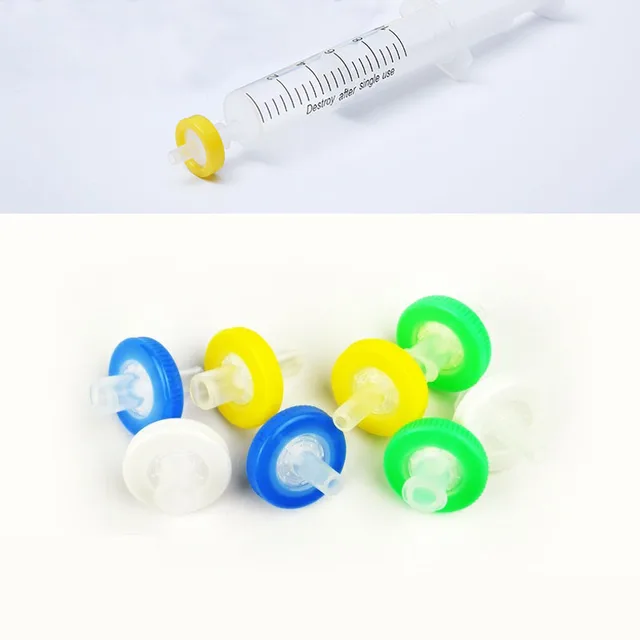 Simsii Syringe Filter, Nylon Membrane Lab Disc, Diameter 13