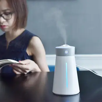 

380ml air humidifier USB Car Humidifier Aroma with Night light Colorful Gradient Light Aquarius Humidifier Bedroomoffice
