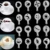16шт Кофе Торт Пластиковый Трафарет Украшения Кекс Шаблон Плесень Реалистичный Капучино Латте Трафарет Кофе Плесень Инструменты Для Приготовления Пищи