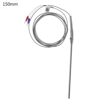 

2019 Hot! K type Thermocouple 2m Cable M8 Thread Temperature Sensor Probe 50mm/100mm/200mm