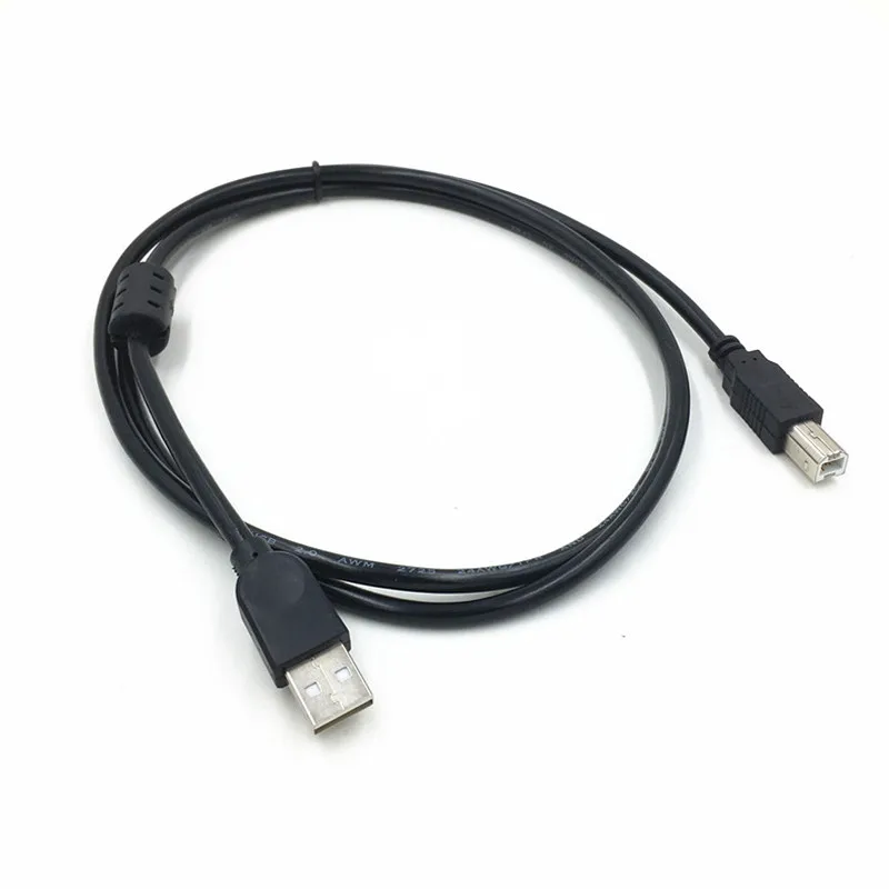 Высокоскоростной USB кабель 2,0 A-B для Canon Brother samsung Hp Epson, шнур для передачи данных для принтера 3 фута 0,5 м/1 м