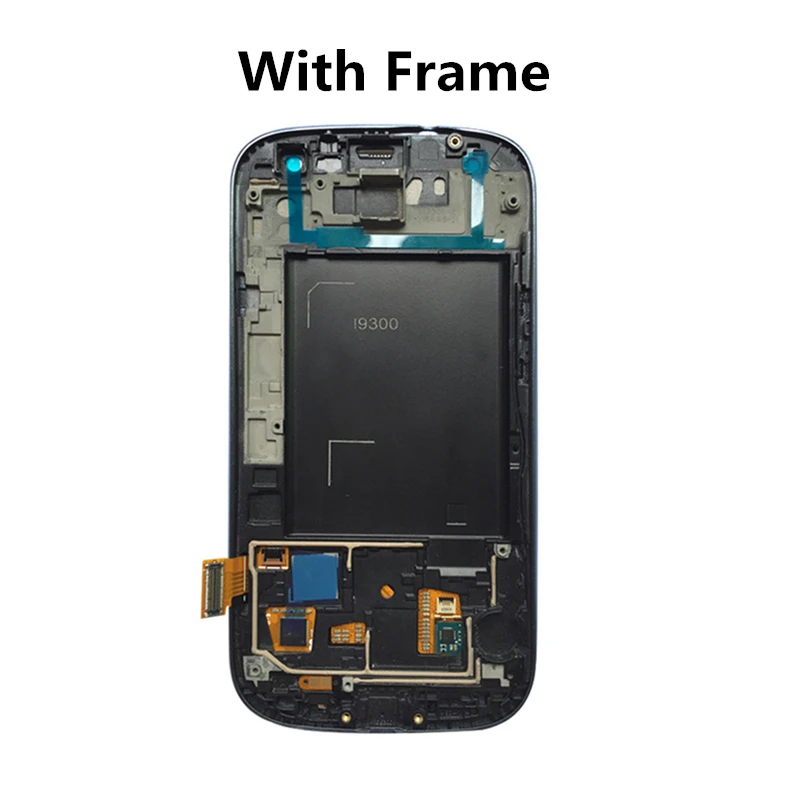 4," AMOLED для SAMSUNG Galaxy S3 lcd дисплей сенсорный экран с рамкой дигитайзер для SAMSUNG S3 lcd ekran S3 i9300 i9305 i747 lcd