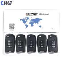 CHKJ 5 шт./лот универсальные NB10 KD дистанционный ключ мульти-функциональный 3 кнопки NB серия для KD900/KD900+/URG200 мини ключевой программист