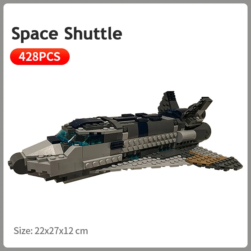 

Assembly Space Shuttle Model Building Blocks MOC-8784 Airship Star Set Wars Bricks Kids DIY Educational Toys Children Xmas Gift