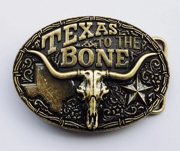 Western Belt Buckle Cowboy Belt Buckle Belt Buckle Horns Belt