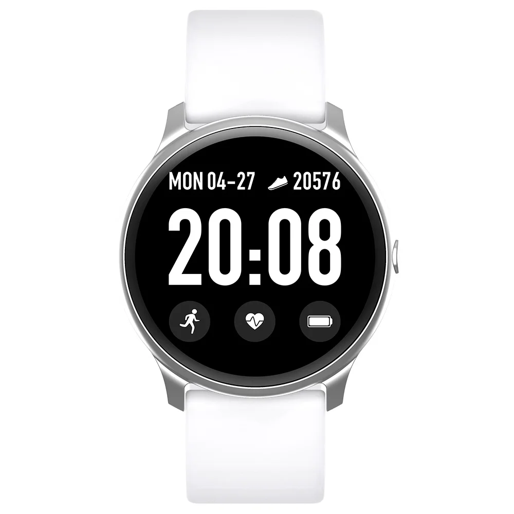 PANARS мужские умные цифровые часы, спортивные, для бега, Bluetooth, напоминание о сообщениях, мониторинг сердечного ритма, будильник, женские мужские наручные часы - Цвет: Белый