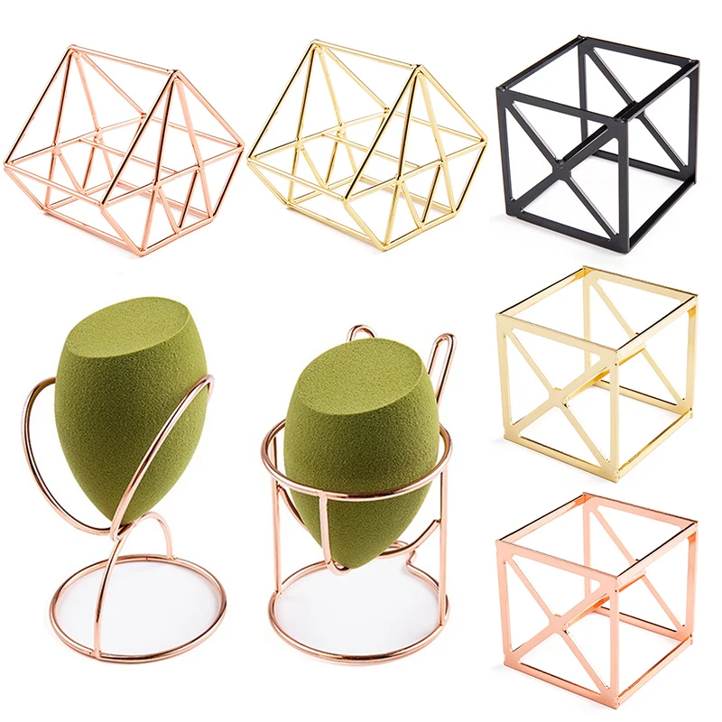 1pc Makeup Sponge Gourd Puff Rack Storage Stand Box Dryer Tool Two Colors Dropshipp |