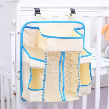 

Multifunctional Bedside Hanging Bag Organizer Baby Diaper Caddy Hanging Organization Storage Bag Foldable Storage Bag
