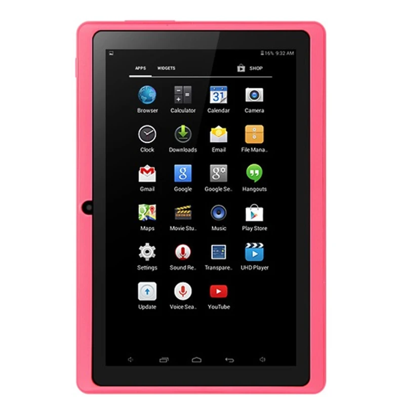 Glavey 7 дюймов Q88 PRO Android 4 512MB + 8GB Allwinner A33 четырехъядерный планшетный ПК с двумя