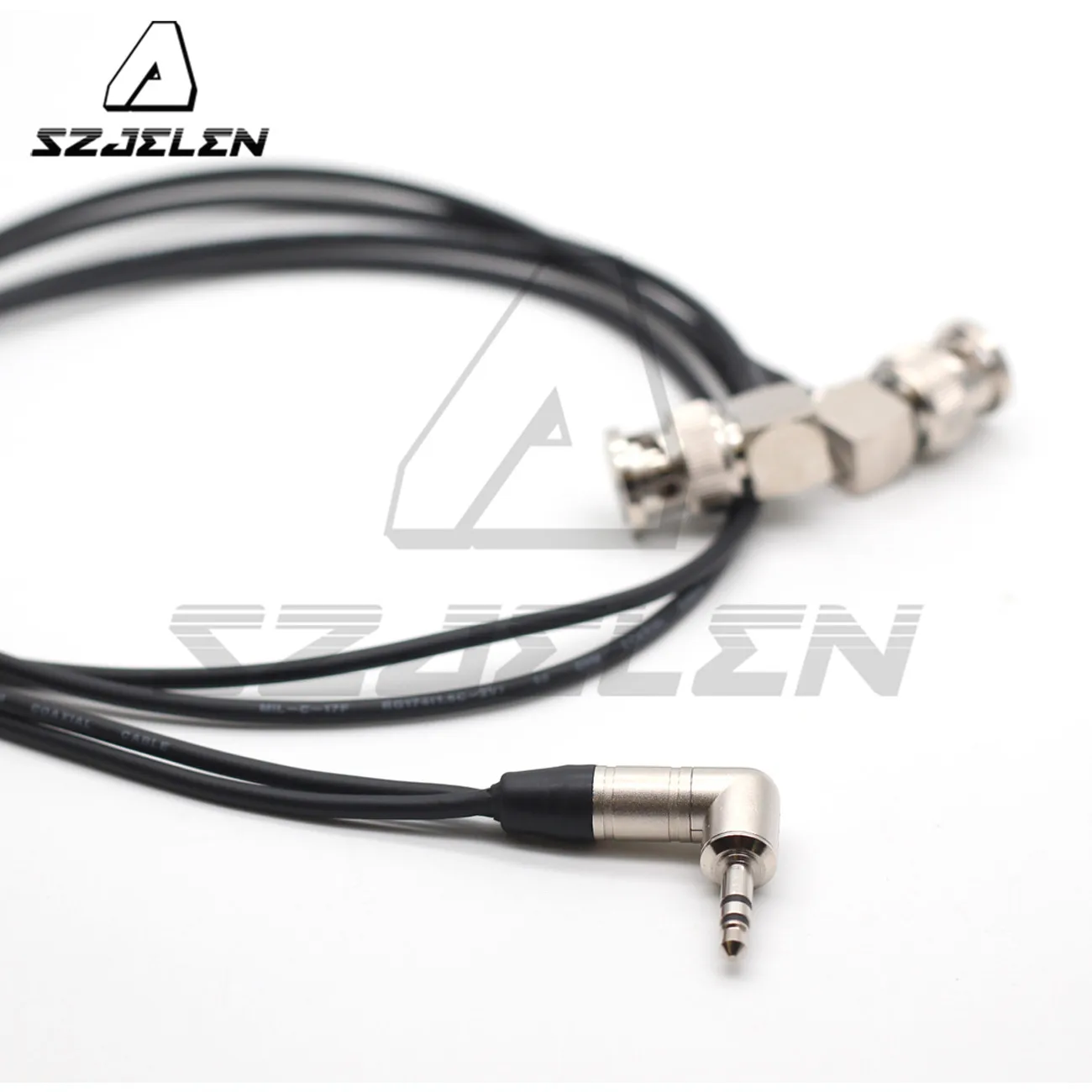 Audio plug 3.5 to 2 BNC for ZOOM F6 Time code input and output.