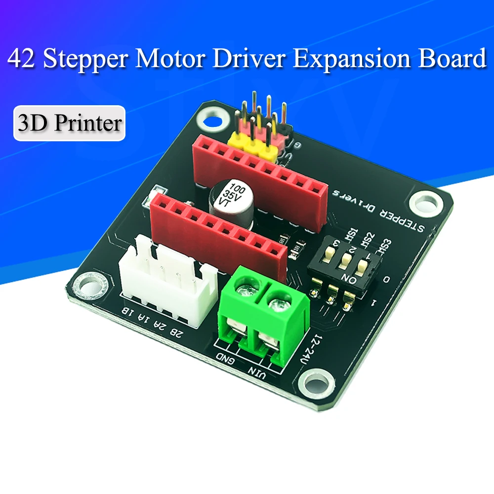 42 Stepper Motor Driver Expansion Board DRV8825 A4988 3D Printer Control Shield Module For Arduino Ramps1.4 DIY Kit stepper motor driver