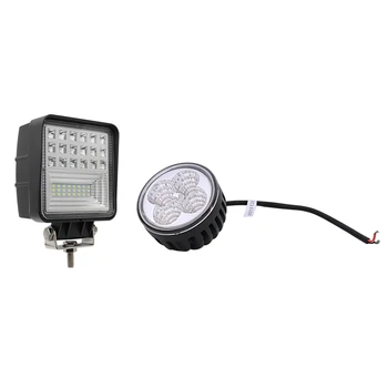 

2 Pcs White Light Spotlight Led Car Work Lights Headlight Lamp for Suv / Truck Or Motorcycle,DC10-30V & DC12-24V