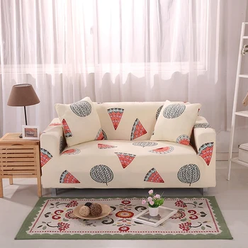 

Couch cover Fashion Flower Plant Print Stretch Sofa Cover Elastic Loveseat Couch Covers For Living Room Dustproof Slipcovers