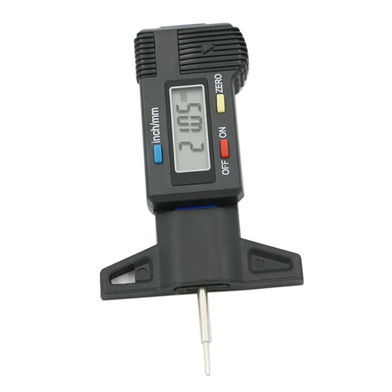 

LCD Tire Tread Depth Gauge For Profile Depth Measurement Thickness Gauges Tire Monitoring System Metric / Inch