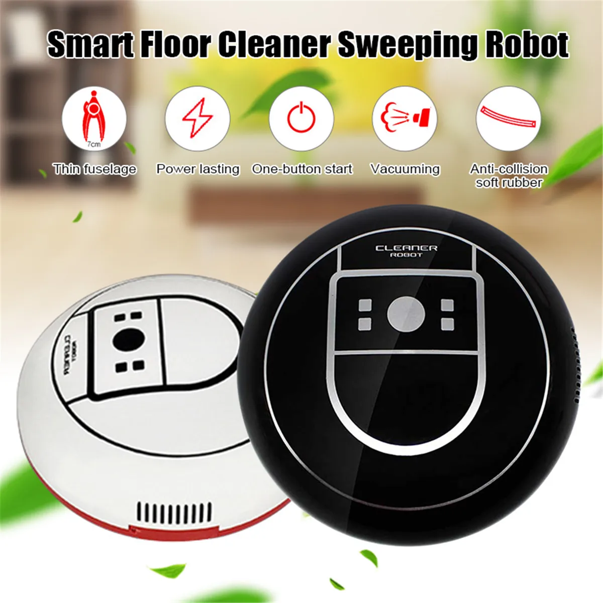 Умный Автоматический робот пылесос умный USB зарядка пол для Уборки Пыли Catcher ковер очиститель для дома горячий
