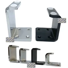 2 шт./лот серебристый матовый черный сверхпрочный стальной шкаф для телевизора, диван, шкаф, мебель, кровать, ножки, дизайн C