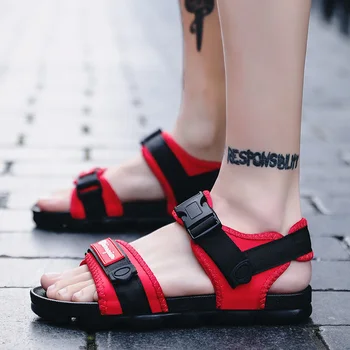

2019 New Mens Athletic Sandals Hard-Wearing Sandals Man Beach Cheap Sport Sandals Man Comfortable Men Summer Shoe Big Size 40-45