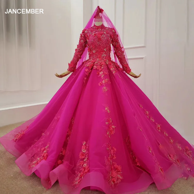 purple wedding dress long sleeve