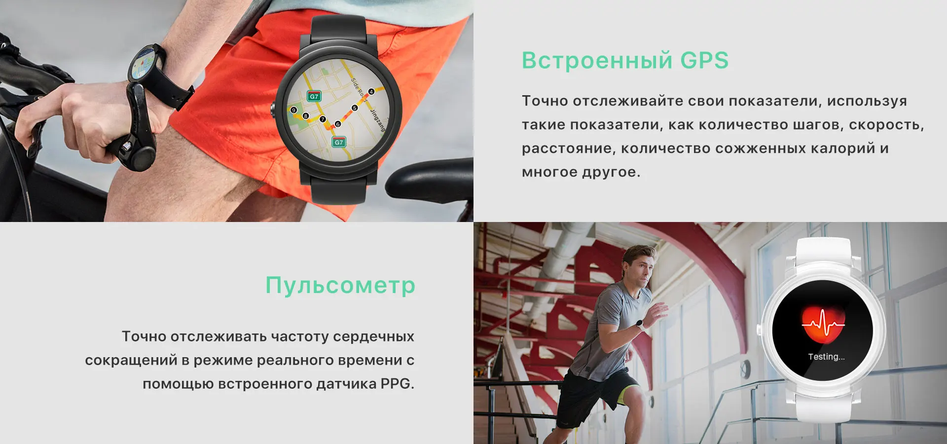 TicWatch E белые Смарт-часы Bluetooth умные часы с gps Android и iOS совместимые спортивные часы IP67 Mobvoi оригинальные