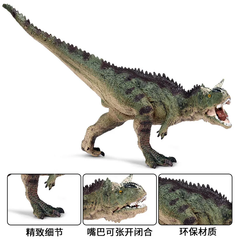 

Jurassic Simulation Cow Cattle Dragon Meat Dinosaur Static Dinosaur Model Toy Overlord Cattle Dragon Solid Plastic Model