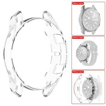 

TPU Transparent Protective Case Cover Frame Protector For Samsung 41mm Cases Galaxy Watch3 SM-R850 Shell R8B8