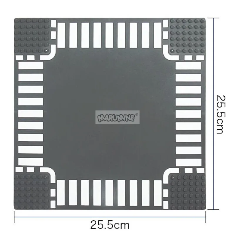 Marumine 32x32 дорожное покрытие доска блоки 2 шт./лот 7280 7281 классические DIY Кирпичи Базовая пластина городские дороги обучающая игрушка
