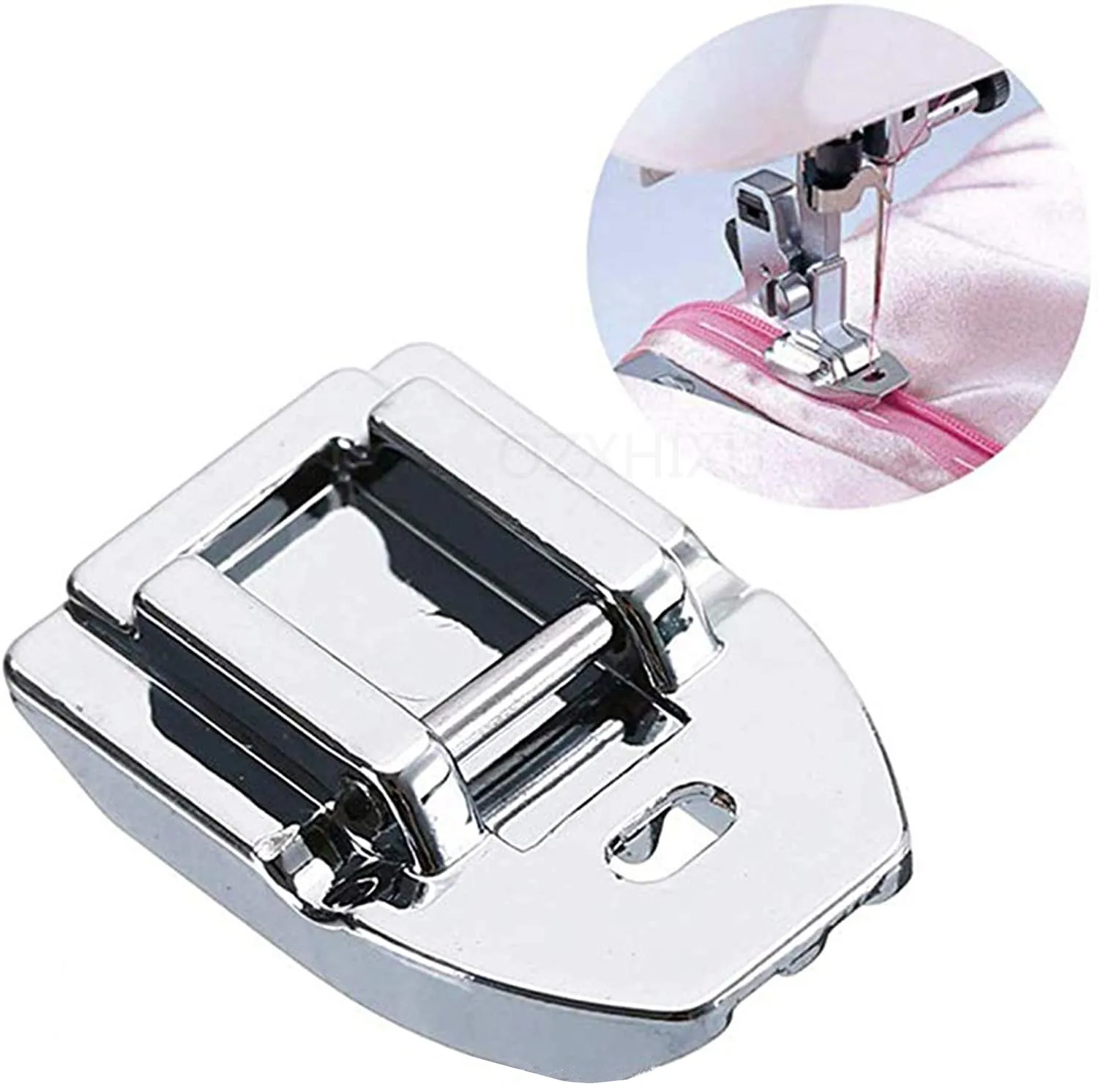 Hot Sewing Machine Parts Presser Foot sewing accessories 7306A Invisible Zipper Foot for singer brother janome juki toyota SA128 needle craft