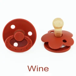 Tétine en Silicone de couleur unie pour nouveau né, tétine en caoutchouc souple, sans Bpa, 0 à 24 mois 