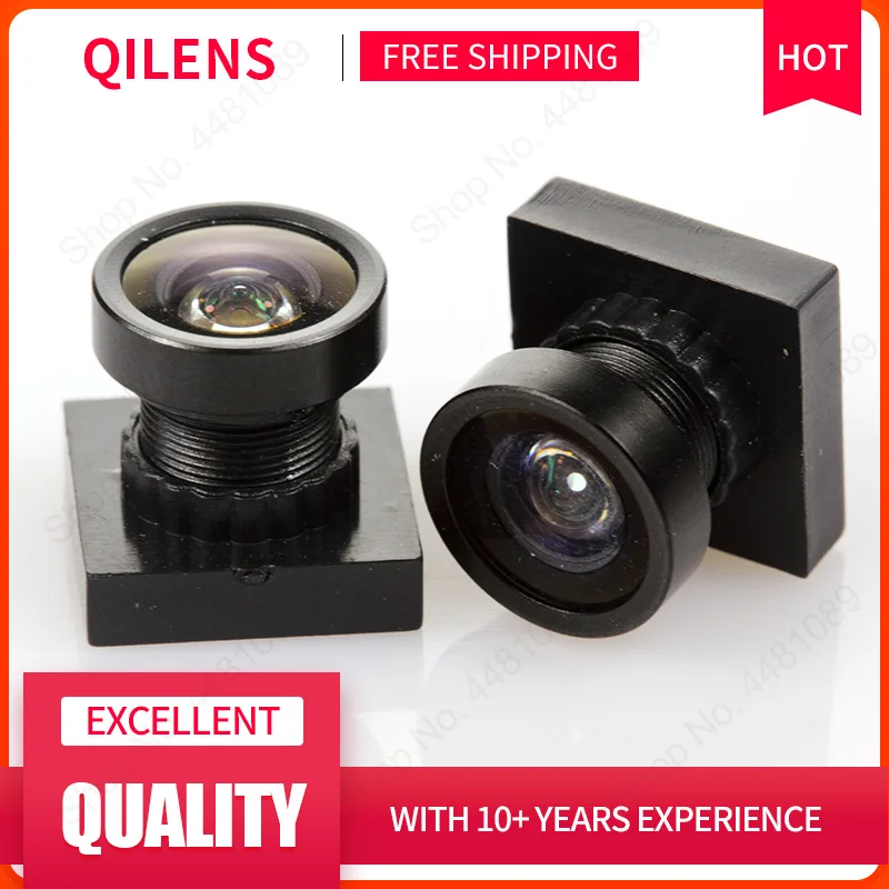 Module caméra drone 1.8mm F2.0 170° CCD 5g pour FPV, câble ruban flexible attaché.
