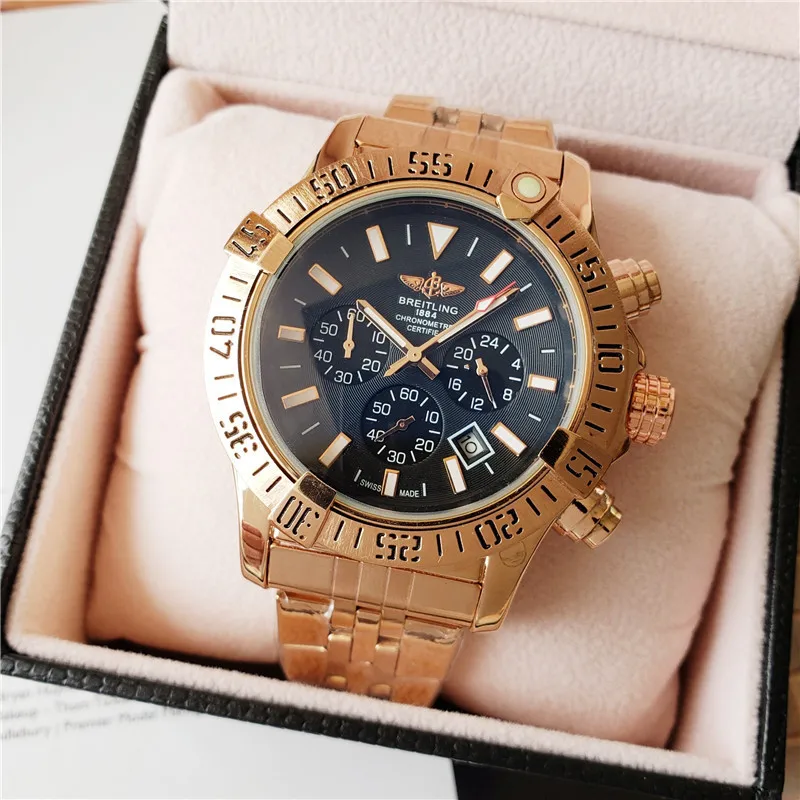 

2018 Top Brand Luxury Men Watches Gold Business Steel Clock Quartz Waterproof Sport Military Male Wristwatch Relogio Masculino
