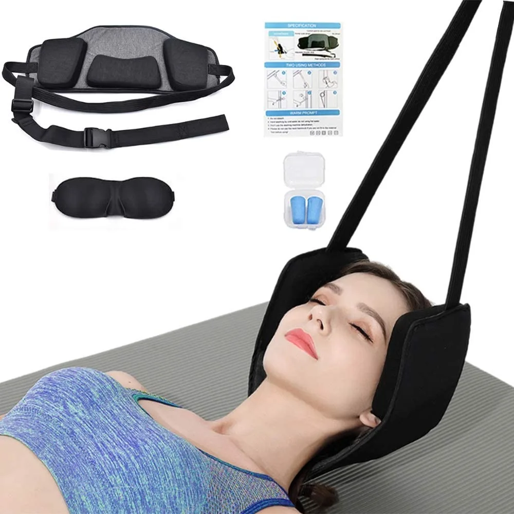 Neck Traction Device Over Door For Home Use, Portable Stretcher Hammock