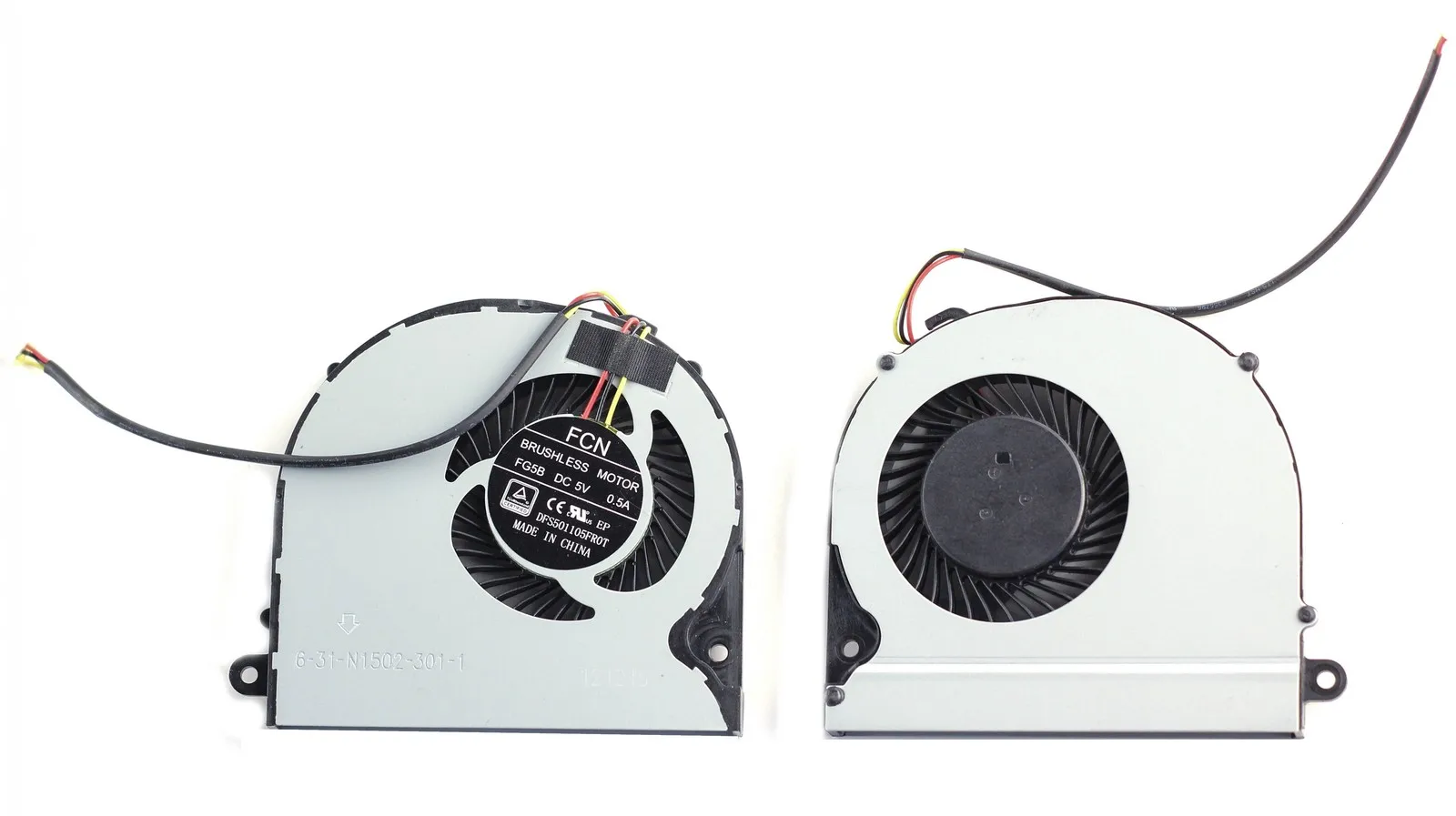 Fan/cooler for laptop Clevo p650se CPU fan P/N: dfs501105fr0t fg5b 6-31-n1502-301 fans cooling |