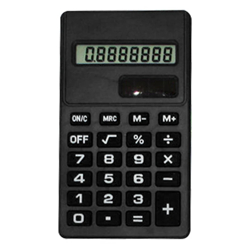Красочный мини калькулятор 8 цифр дисплей питания милые конфеты Calculadora Calculatrice студенческие принадлежности обучения