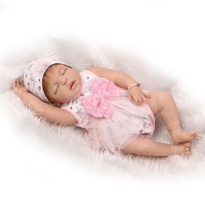 

All Silicone Doll Baby 57CM 20inch NPK Doll Bebe Reborn Dolls Girl Lifelike Reborn Doll Fashion Boy Newborn Reborn Babies