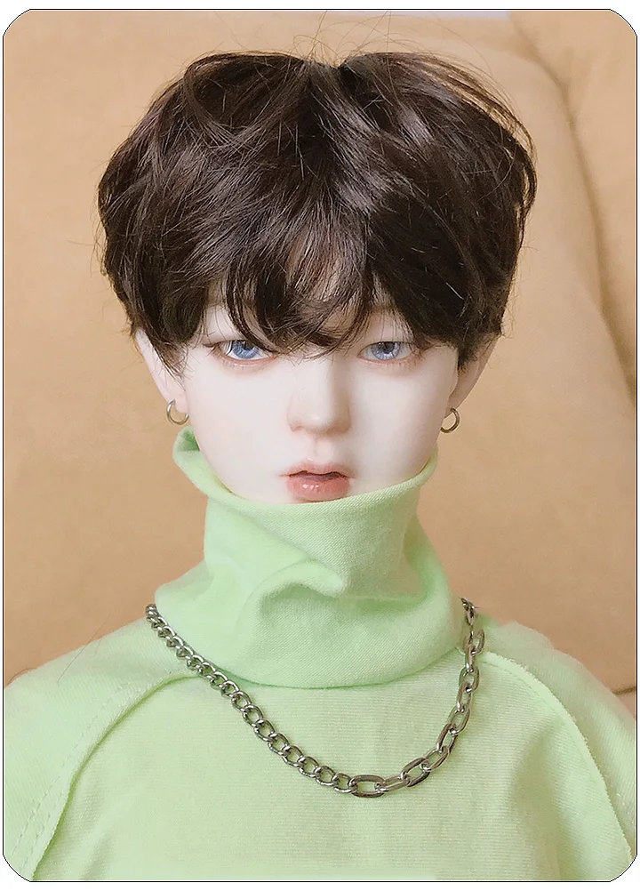 

BJD Doll Wig suitable for 1-3 1-4 Korean fashion cool short hair doll accessories