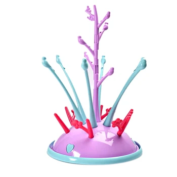 

Portable Drying Rack for Baby Bottles Drainer Bottle Holder for Feeding Drying Cup Rack for Babies Bottle Drying Rack