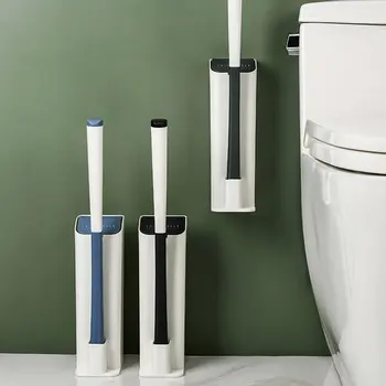 

Disposable Toilet Brush Nordic Style Removable Toilet Brush Set Plastic Rubber Toilet Wash Cleaning Tool With 8pcs Brush