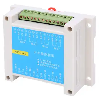 

dc dc voltage converter frequency converter Relay Module R4I4 DMODBUS RTU Protocol 4 In 4 Out PLC Industrial Control Board